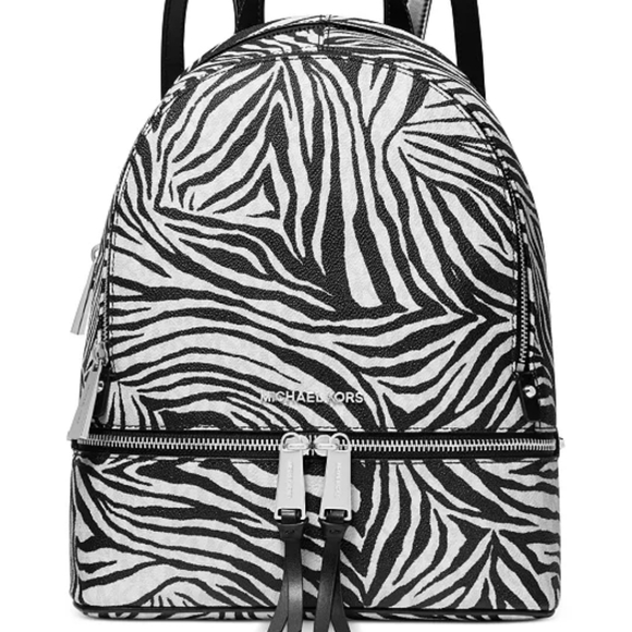 💼Michael Kors Rhea Zip Medium  Backpack - Picture 2 of 16